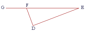 The exterior angle of a triangle