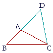 The sides of a triangle