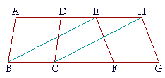 Parallelograms in the same parallels