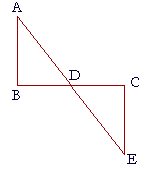 Two right triangles