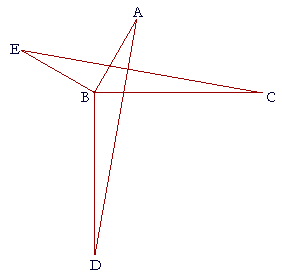 Overlapping right triangles