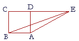A square with side extended